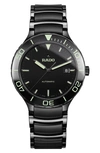 Rado Centrix Automatic Bracelet Watch, 42mm In Black