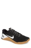 Nike Metcon 4 Training Shoe In Black/ White/ Brown