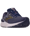 Brooks Men's Gts 19 Running Sneakers From Finish Line In Navy/gold/grey