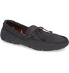 Swims Lace Loafer In Dark Gray/ Olive