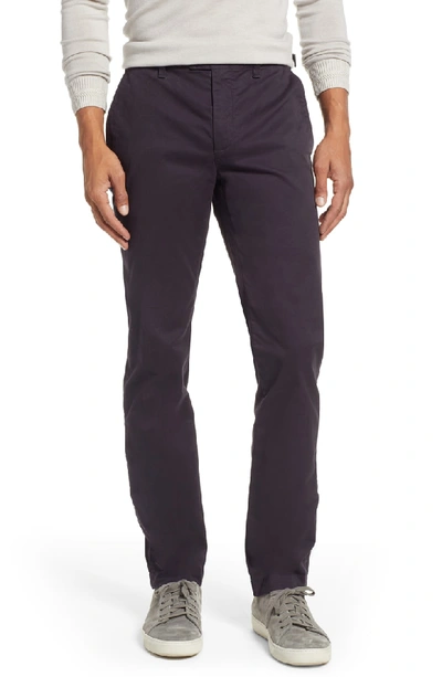 Ted Baker Selebtt Slim Fit Stretch Cotton Chinos In Navy