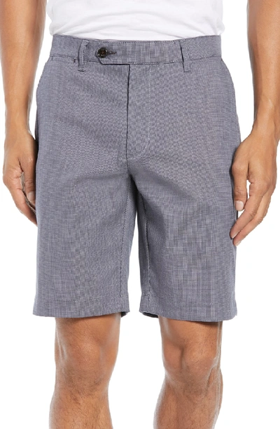 Ted Baker Beshor Slim Fit Stretch Cotton Shorts In Navy