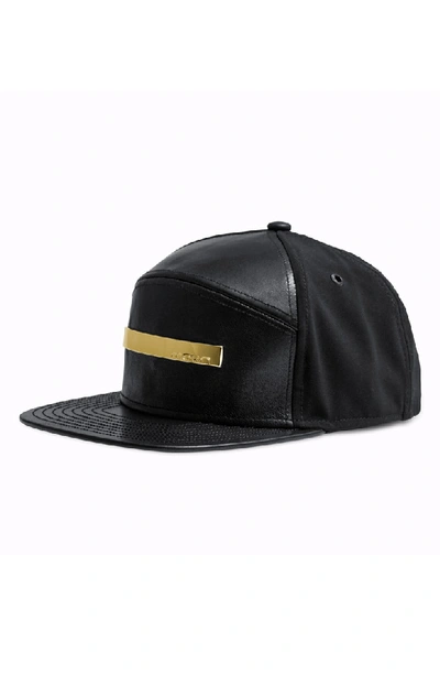 Melin The Bar Baseball Cap In Black Gold