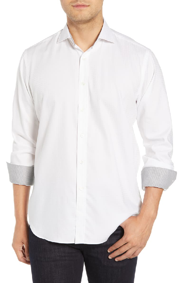 bugatchi white shirt
