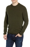 Billy Reid Heirloom Wool Blend Sweater In Olive