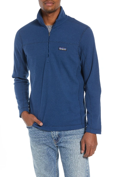 Patagonia Fleece Pullover In Stone Blue