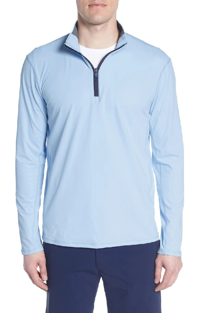 Greyson Tate Quarter Zip Pullover In Wolf