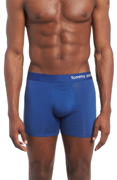 Tommy John Cool Cotton Trunks In Blue