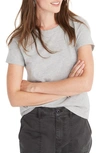 Madewell Northside Vintage Tee In Light Hthr Grey