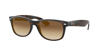 Ray Ban Standard New Wayfarer Blue Light Blocking 55mm Sunglasses In Light Brown Gradient