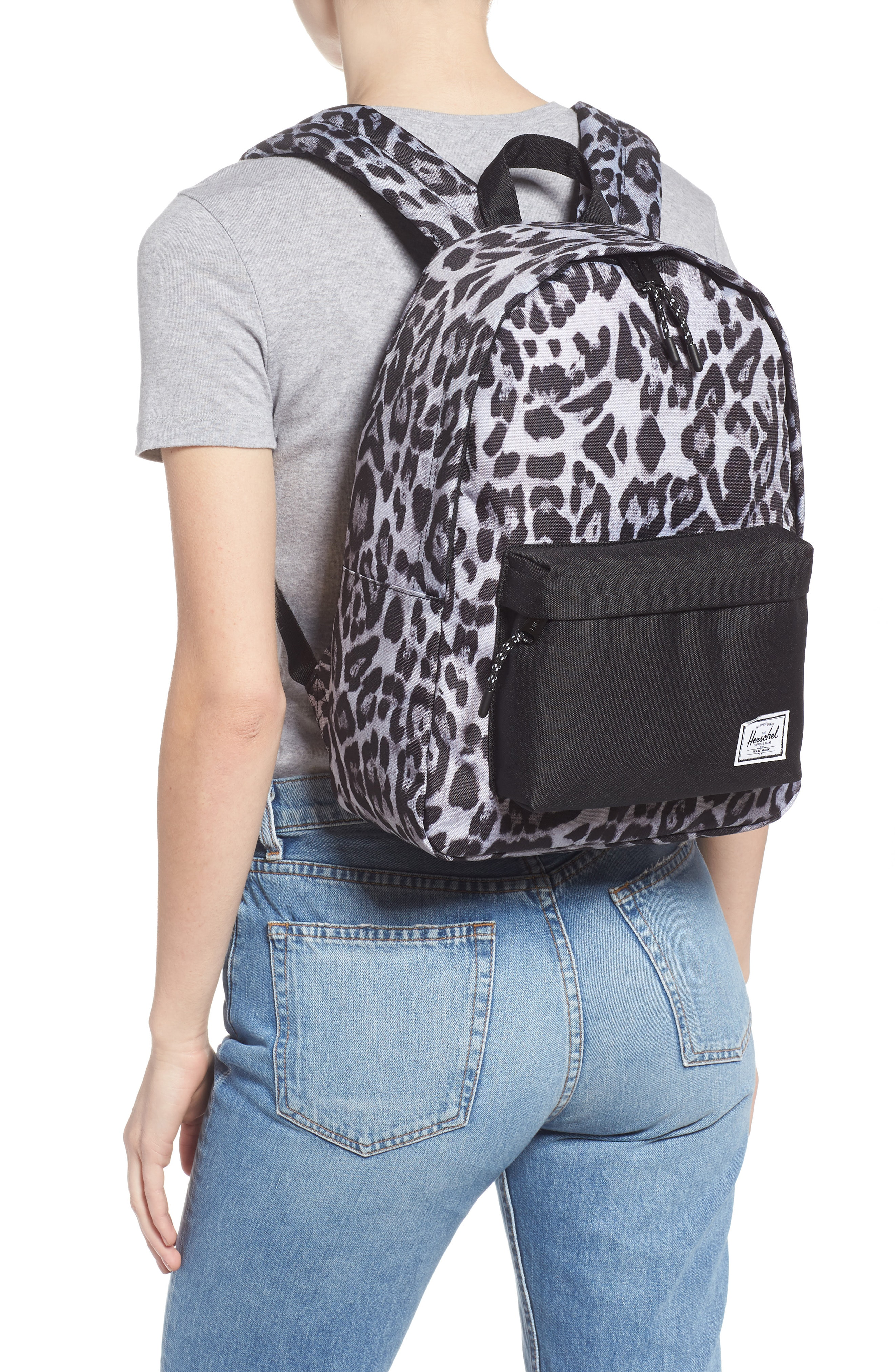 herschel classic volume black backpack
