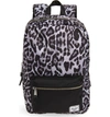 Herschel Supply Co 'settlement Mid Volume' Backpack In Snow Leopard/ Black