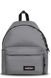 Eastpak Padded Pak'r Nylon Backpack - Grey In Trans Mono