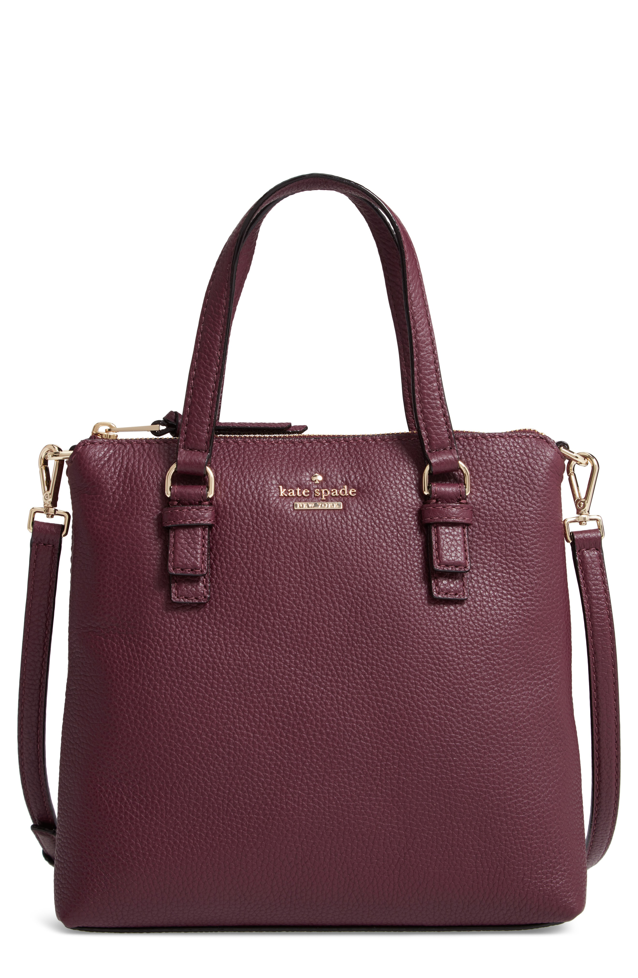 kate spade jackson street hayley leather satchel