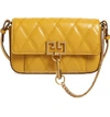 Givenchy Mini Pocket Quilted Convertible Leather Bag - Yellow In Golden