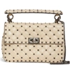 Valentino Garavani Medium Rockstud Matelassé Quilted Leather Crossbody Bag In Light Ivory