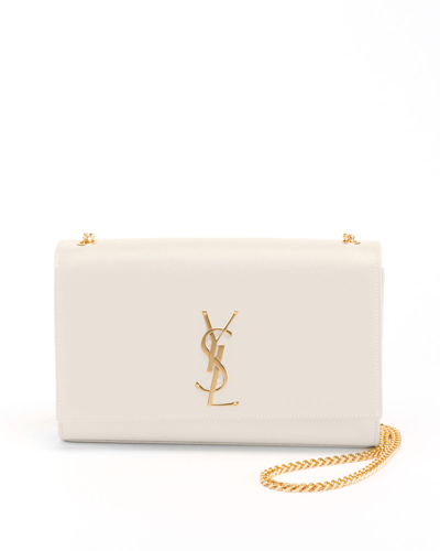 Saint Laurent Monogram Ysl Medium Calfskin Crossbody Bag