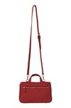 Urban Originals Shadow Vegan Leather Crossbody Satchel In Red