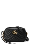 Gucci Gg Marmont 2.0 Matelassé Leather Shoulder Bag In Red Orange