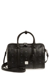 Mcm Essential Boston Bag - Black In Jet Black