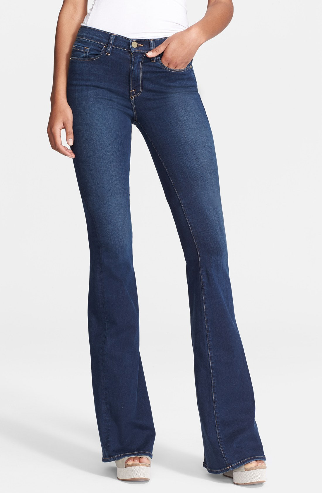 frame forever karlie flare jeans