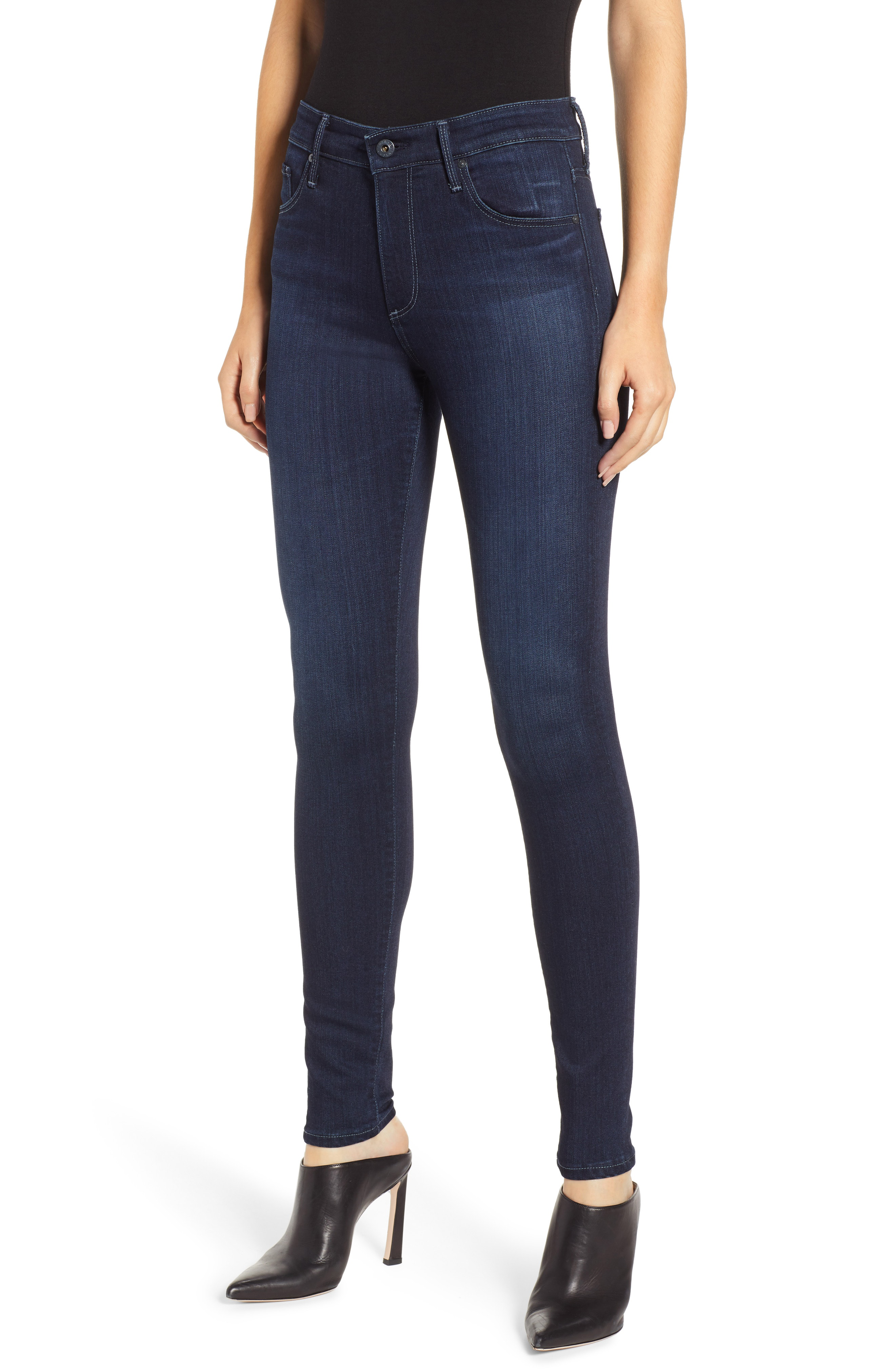 ag high waisted skinny jeans