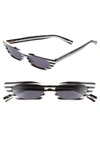 Marc Jacobs 52mm Cat Eye Sunglasses - White Stripe