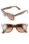 Ray Ban 50mm Wayfarer Ease Gradient Sunglasses - Brown/ Grey Gradient