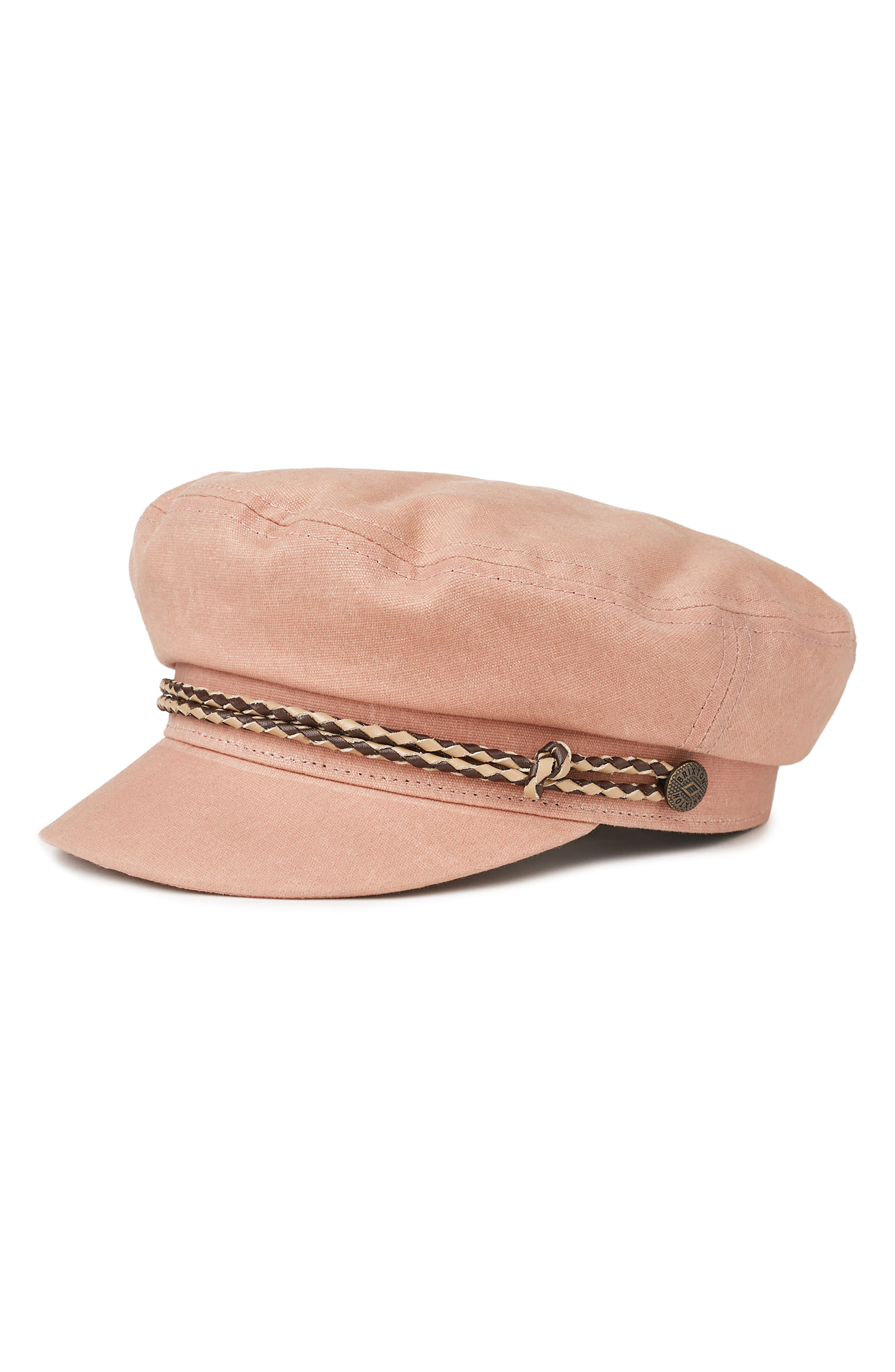 pink brixton hat