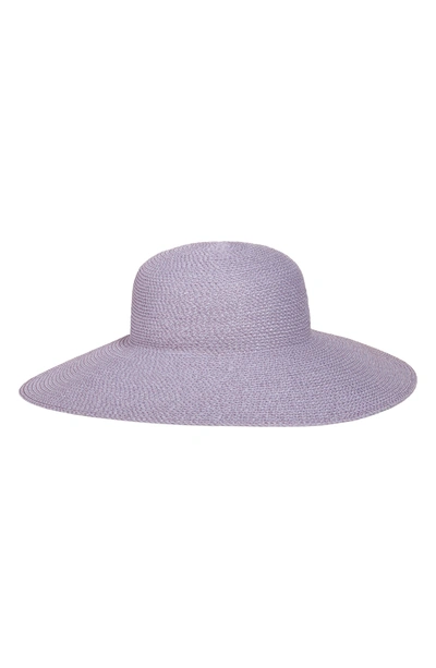 Eric Javits Bella Squishee Sun Hat - Purple In Lilac