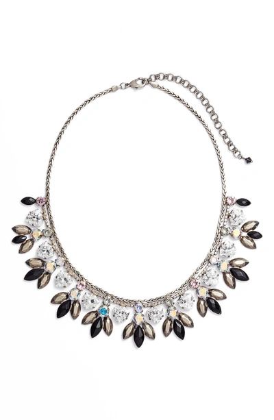 Sorrelli Metal & Crystal Bib Statement Necklace In Black