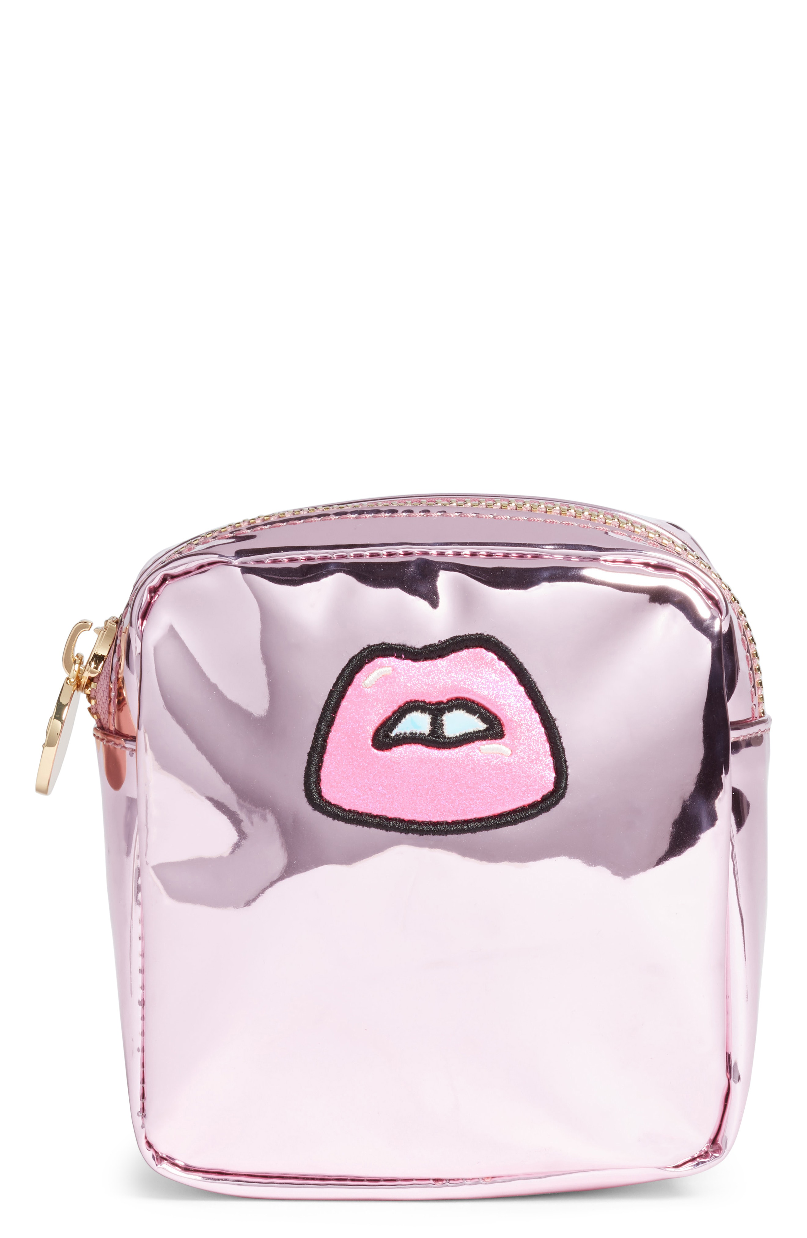 Stoney Clover Lane Patent Mini Pouch In Pink | ModeSens