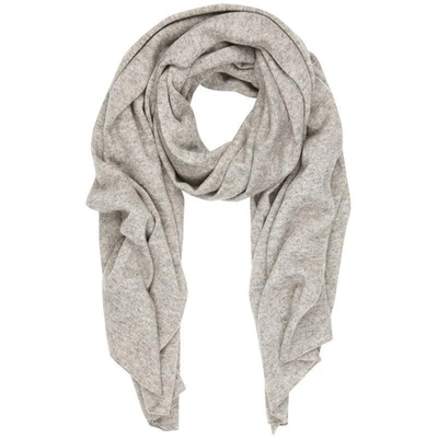Care By Me Amelie Cashmere Scarf In Grey