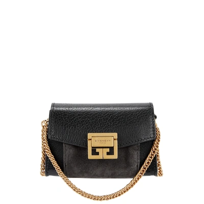 Givenchy Gv3 Nano Black Leather Belt Bag | ModeSens