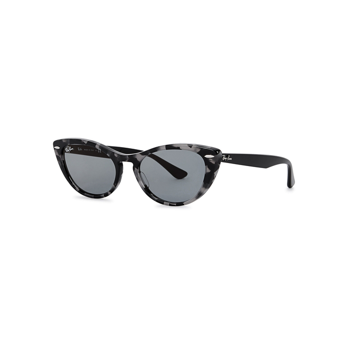 ray ban tortoise shell cat eye sunglasses