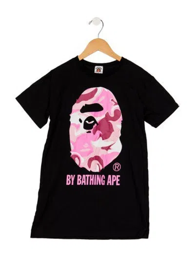 Pre-owned A Bathing Ape Babies' Camo Ape Head In Black