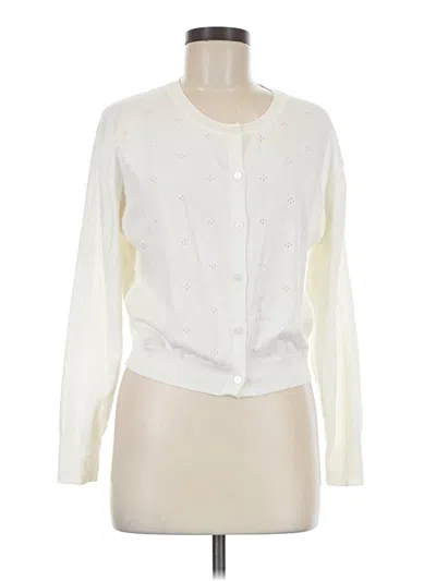 Pre-owned A New Day Cardigan Sweater In Ivory