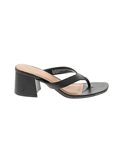 Pre-owned A New Day Sandals In Black