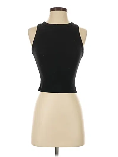 Pre-owned A New Day Tank Top Black Halter Neckline Tops