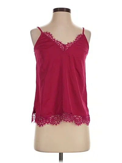 Pre-owned A New Day Tank Top Burgundy Halter Neckline Tops