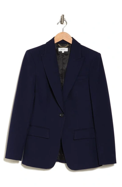 A.l.c Edie One-button Jacket In French Navy