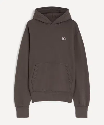 Aaron Levine Mens Hooded Sweatshirt In Brown