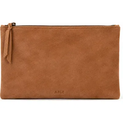 Able Marlow Clutch In Brown