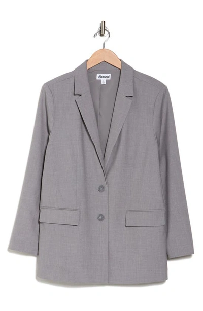 Abound Oversize Notch Lapel Blazer In Grey Heather