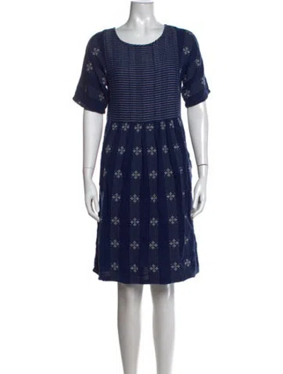 Pre-owned Ace & Jig Printed Knee-length Dress In Blue