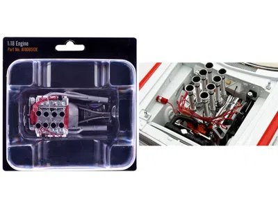 Acme 426 Injected Hemi Engine Replica From "1965 Dodge Coronet Awb" 1/18 Model By  In Black