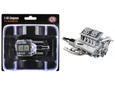 Acme Zl-1 427 Engine And Transmission Replica From "1969 Chevrolet Camaro Zl-1" 1/18 Model By