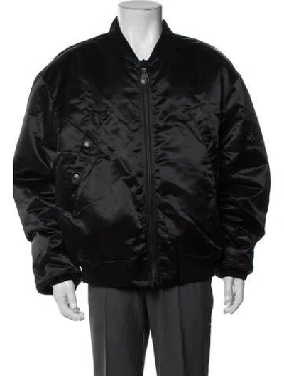 Pre-owned Acne Studios Bomber Jacket In Black