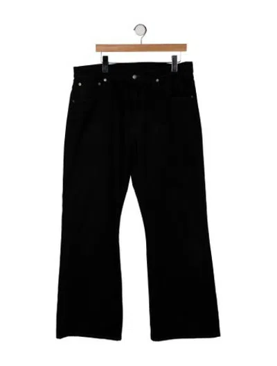 Pre-owned Acne Studios Bootcut Jeans In Black