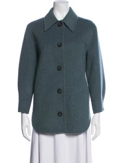 Pre-owned Acne Studios Coat In Green